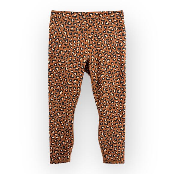 Fabletics Boost PowerHold® Leopard Mocha Meru High-Waisted 7/8 Legging XL | NWT - Picture 6 of 10